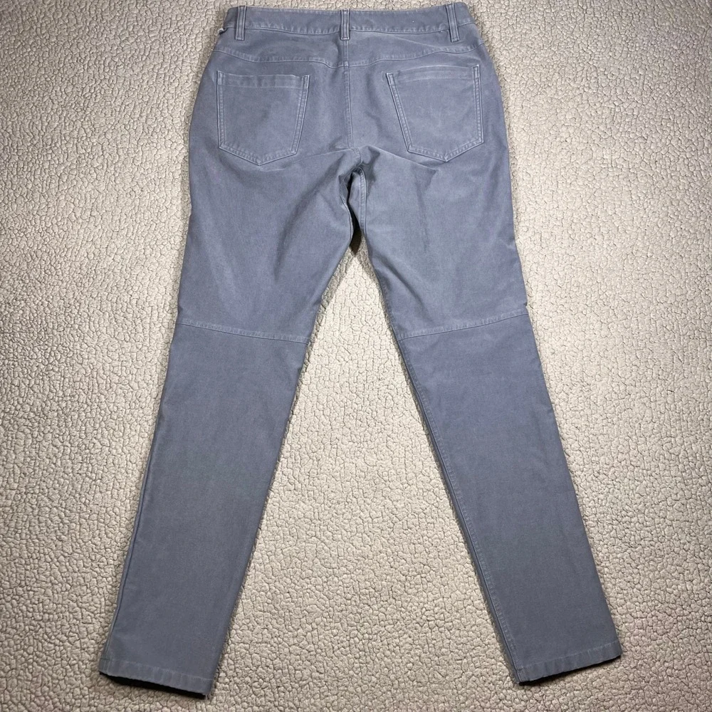 Lululemon ABC Pant Slim‎ 32 Grey Canvas 5 Pocket Trousers M5ABNS